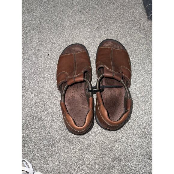 Teva brown leather peasant sandal size 9.5 main image 7